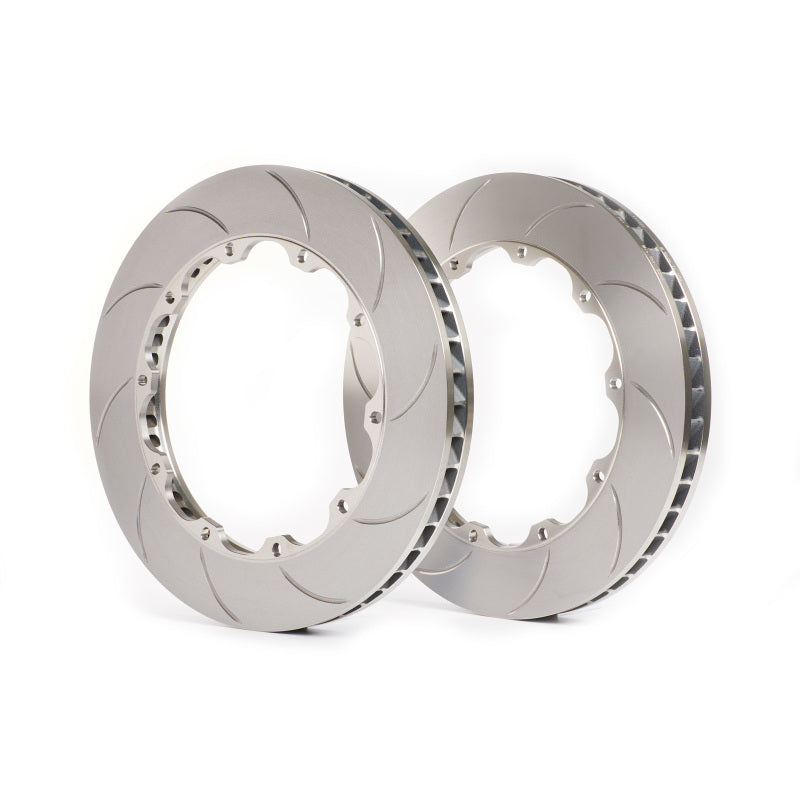 GiroDisc 2015+ Audi RS3 Sedan (8V Incl Front CCM) Zinc Plated Slotted Front Rings GiroDisc Brake Rotors - Slotted AXOPROS