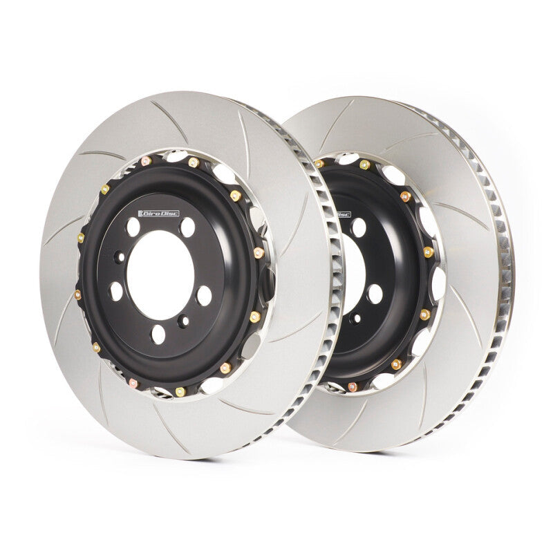 GiroDisc 2021+ BMW M2/M3/M4 G8X 370mm Slotted Rear Rotors GiroDisc Brake Rotors - Slotted AXOPROS