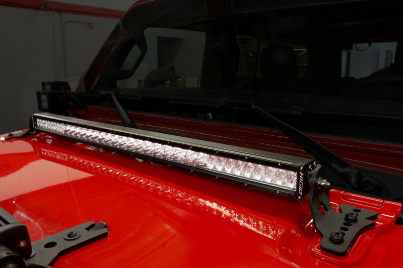 Go Rhino 18-20 Jeep Wrangler JL/JLU/Gladiator JT Light Mount - 30in Single Row Go Rhino Light Mounts AXOPROS