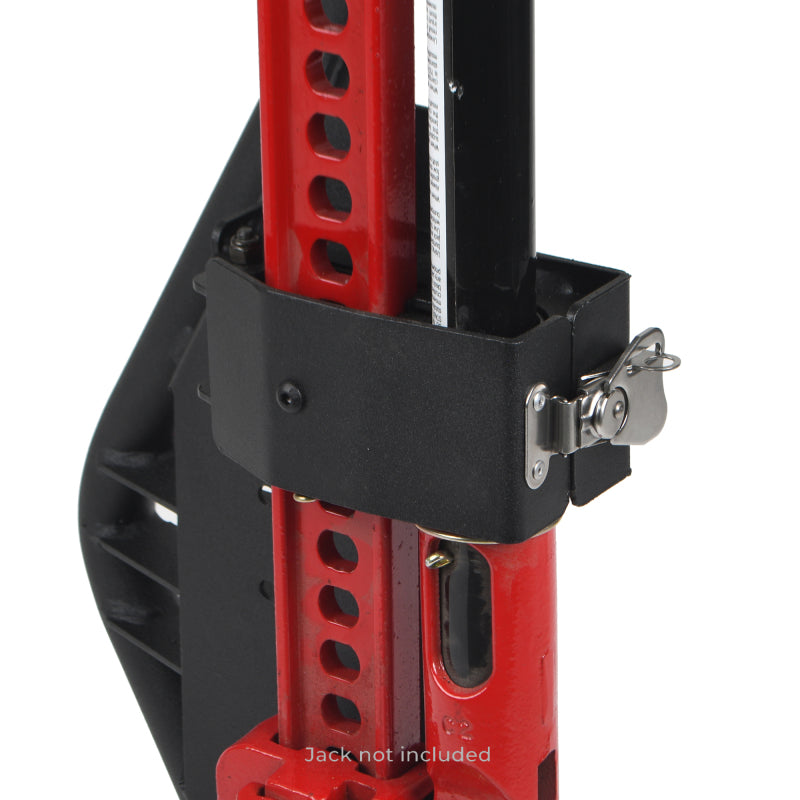 Go Rhino 18-24 Jeep Wrangler JL/JLU/JT Front Fender Jack Mount for Hi-Lift Jack - Tex. Blk Go Rhino Jacks AXOPROS