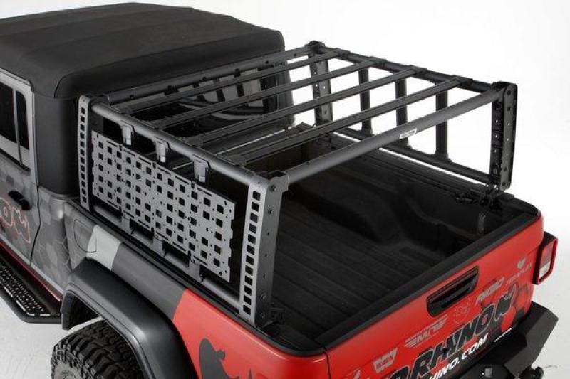 Go Rhino 19-21 Jeep Gladiator XRS Overland Xtreme Rack - Black Go Rhino Truck Bed Rack AXOPROS