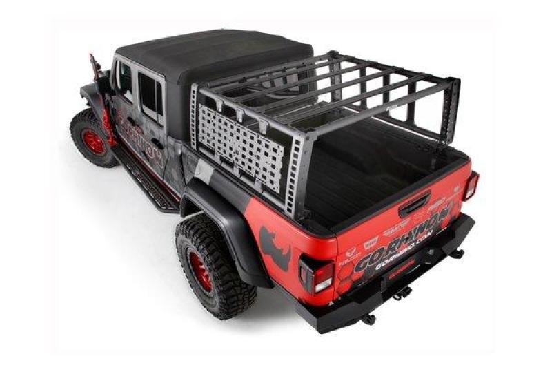 Go Rhino 19-21 Jeep Gladiator XRS Overland Xtreme Rack - Black Go Rhino Truck Bed Rack AXOPROS