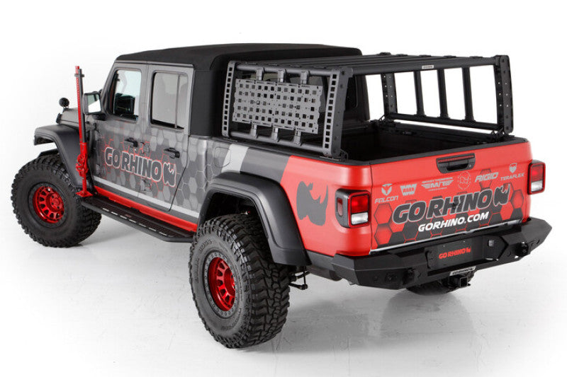 Go Rhino 19-21 Jeep Gladiator XRS Overland Xtreme Rack - Box 1 (Req. gor5950000T-02) Go Rhino Truck Bed Rack AXOPROS