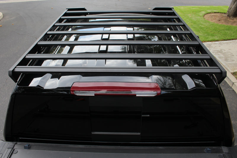 Go Rhino 19-23 Chevrolet/GMC Silverado/Sierra 1500 CC Ceros Low Profile Roof Rack - Tex. Blk Go Rhino Roof Rack AXOPROS