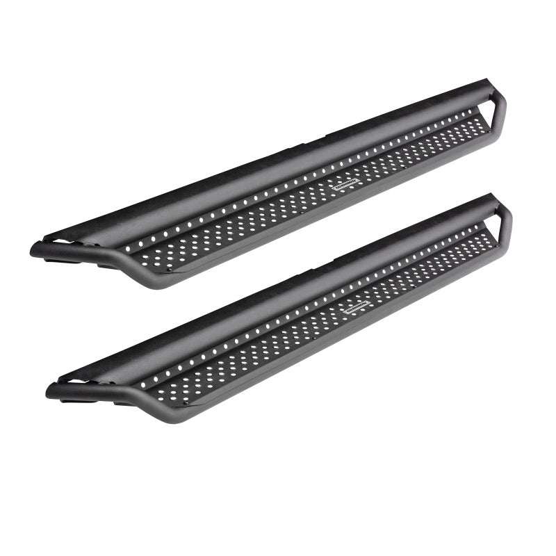 Go Rhino 2021+ Ford Bronco Dominator Extreme D1 Side Steps w/Brackets - Textured Black Go Rhino Side Steps AXOPROS