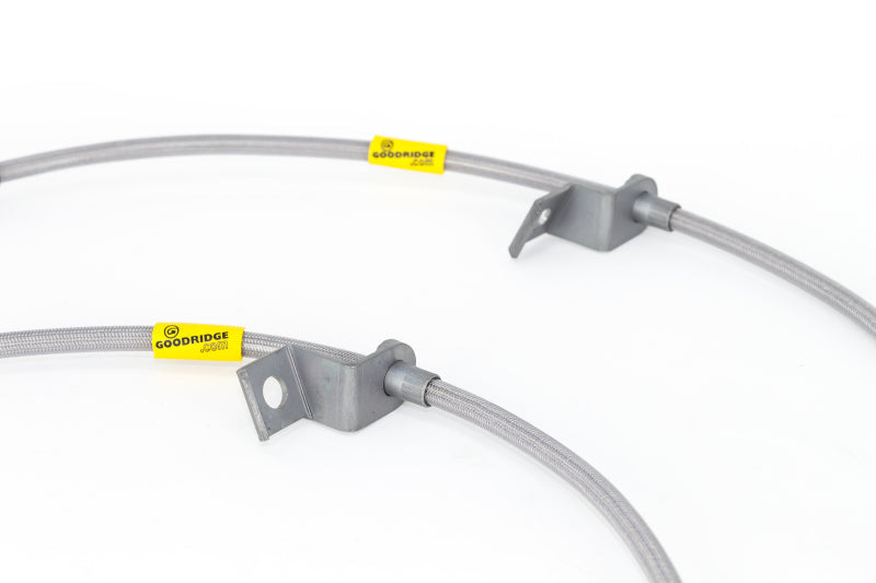 Goodridge 05-14 Ford Mustang (w/ABS) Stainless Steel Brake Line Kit Goodridge Brake Line Kits AXOPROS