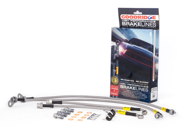 Goodridge 06-19 Mazda MX-5 Miata NC/ND Stainless Steel Brake Line Kit Goodridge Brake Line Kits AXOPROS