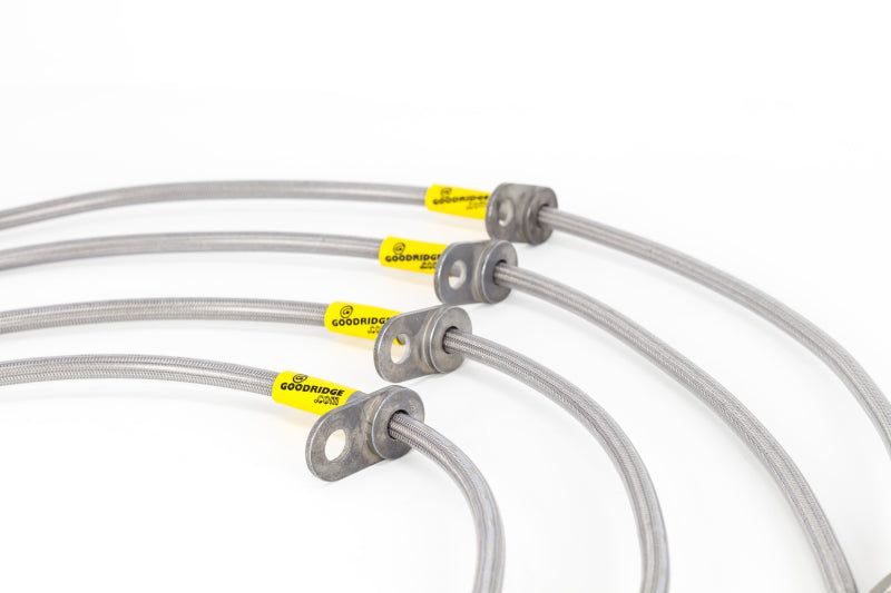 Goodridge 10-15 Chevrolet Camaro Stainless Steel Brake Line Kit Goodridge Brake Line Kits AXOPROS