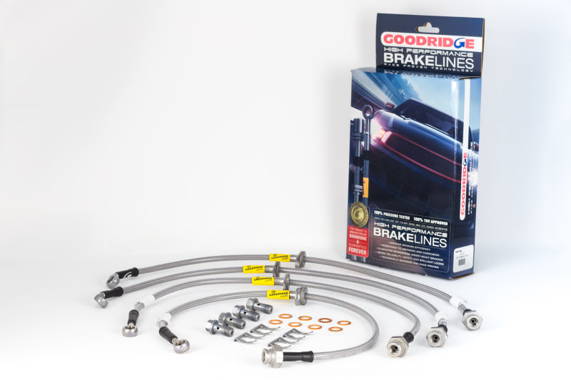 Goodridge 12-15 Chevrolet Camaro (ZL1 Only) Stainless Steel Brake Line Kit Goodridge Brake Line Kits AXOPROS