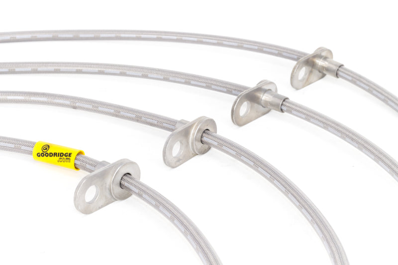 Goodridge 12-15 Honda Civic Si / 13-15 Acura ILX 2.4L (Lrg Disc) Stainless Steel Brake Line Kit Goodridge Brake Line Kits AXOPROS