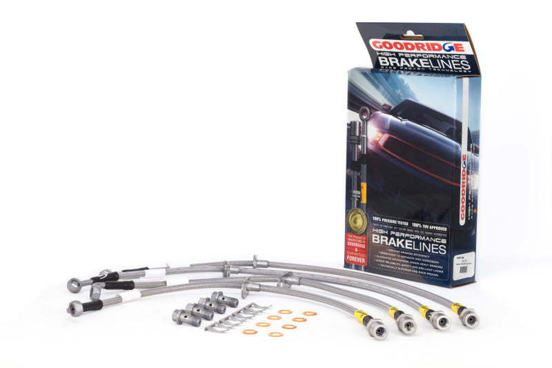 Goodridge 13-15 Subaru Crosstrek XV (All Models) SS Brake Line Kit Goodridge Brake Line Kits AXOPROS
