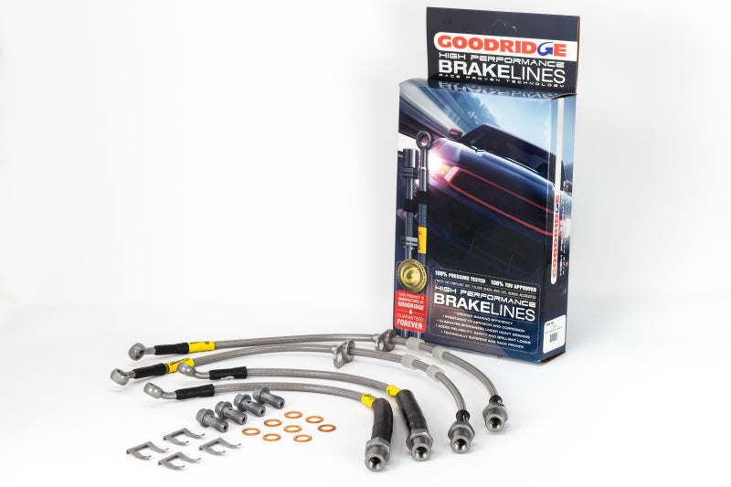 Goodridge 16-20 Chevrolet Camaro ZL1/SS (Models w/Brembo Calipers / Excl 1LE Pkg) SS Brake Line Kit Goodridge Brake Line Kits AXOPROS