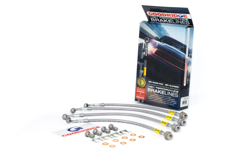 Goodridge 88-92 Corvette Brake Lines (All Models) Goodridge Brake Line Kits AXOPROS
