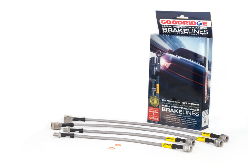 Goodridge 89-02 Nissan Skyline (R32/R33/R34) Stainless Steel Brake Line Kit Goodridge Brake Line Kits AXOPROS