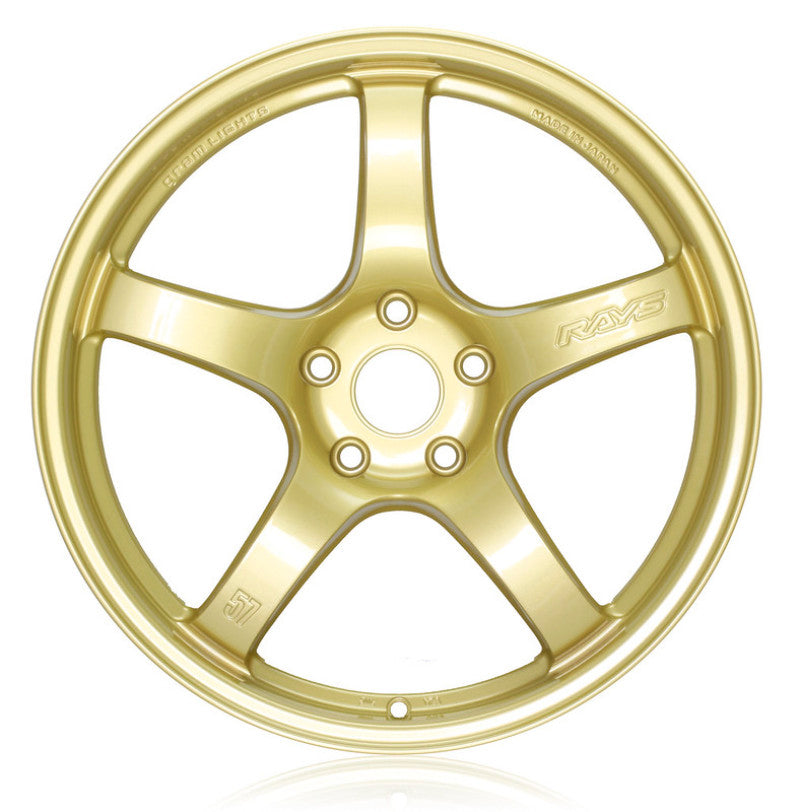 Gram Lights 57CR 18x9.5 +38 5x114.3 E8 Gold Wheel (Min Order Qty 20) Gram Lights Wheels - Cast AXOPROS