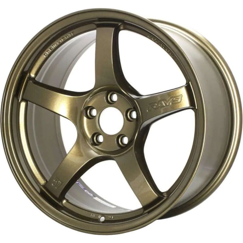 Gram Lights 57DR 18x9.5 +38 5-114.3 Almite Gold Wheel Gram Lights Wheels - Cast AXOPROS