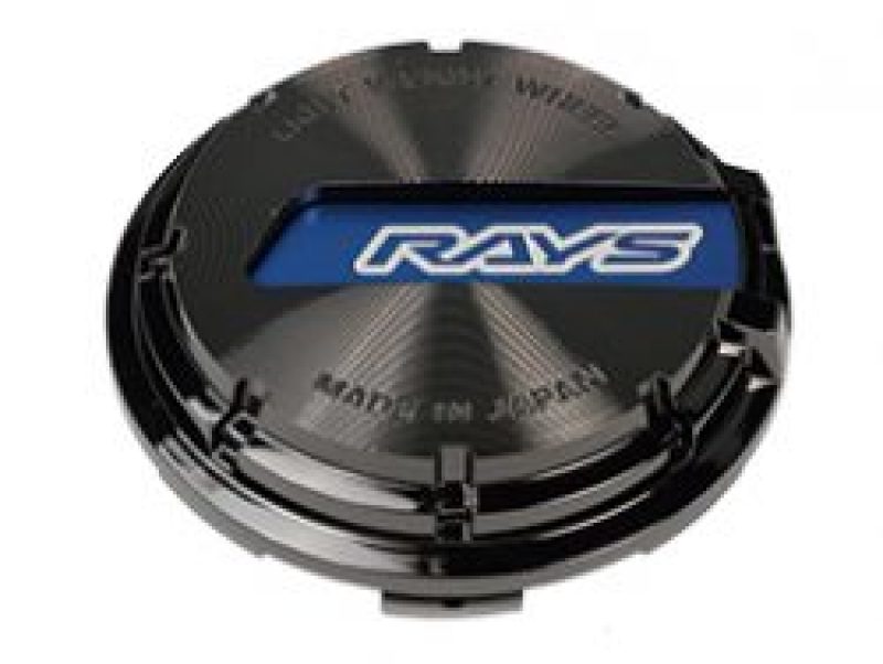 Gram Lights WR Center Cap (Blue/Black Chrome) (57CR / 57DR) Gram Lights Wheel Center Caps  AXOPROS