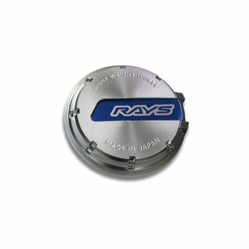 Gram Lights WR Center Cap (Blue/Chrome) (57CR / 57DR) Gram Lights Wheel Center Caps  AXOPROS