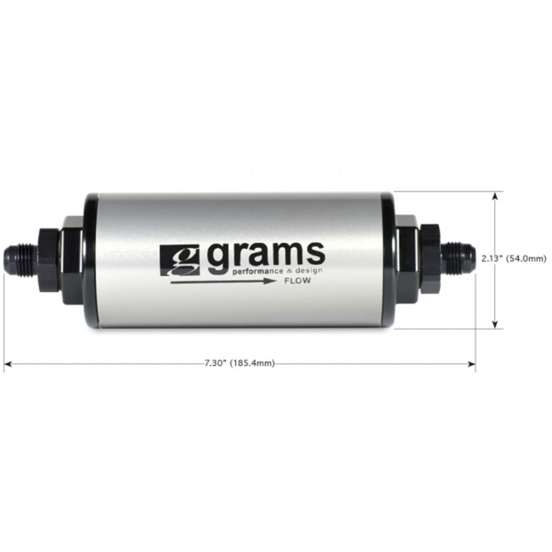 Grams Performance 20 Micron -6AN Fuel Filter Grams Performance Gauges AXOPROS
