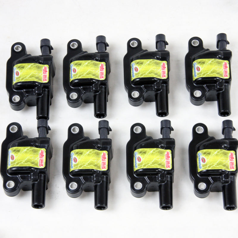 Granatelli 05-13 GM LS1/LS2/LS3/LS4/LS5/LS6/LS7/LS9 Street Fighter Coil Packs - Black (Set of 8) Granatelli Motor Sports Ignition Coils - Upgrade AXOPROS