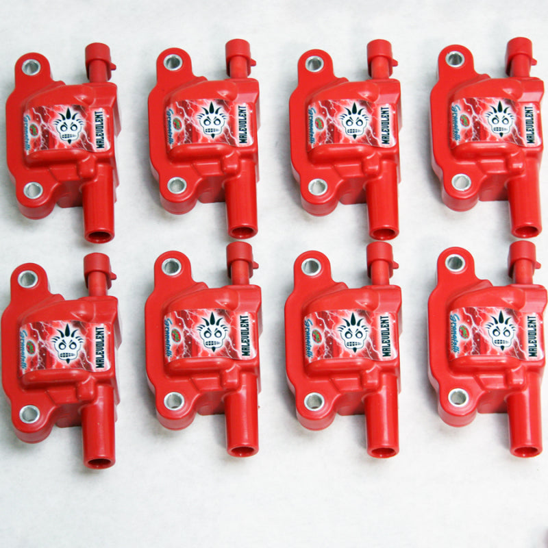 Granatelli 14-23 GM LT Malevolent Coil Packs - Red (Set of 8) Granatelli Motor Sports Ignition Coils - Upgrade AXOPROS