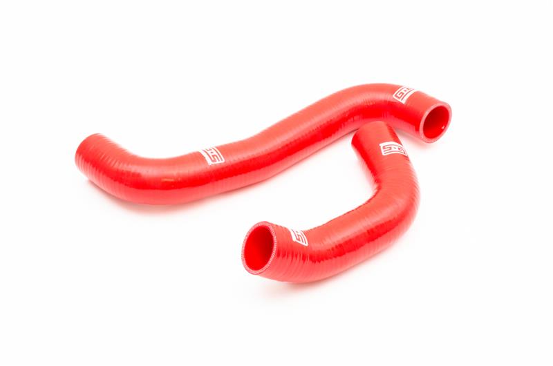 GrimmSpeed 08-14 Subaru WRX / 08-17 Subaru STi / 09-13 Subaru Forester XT Radiator Hose Kit - Red GrimmSpeed Radiator Hoses AXOPROS