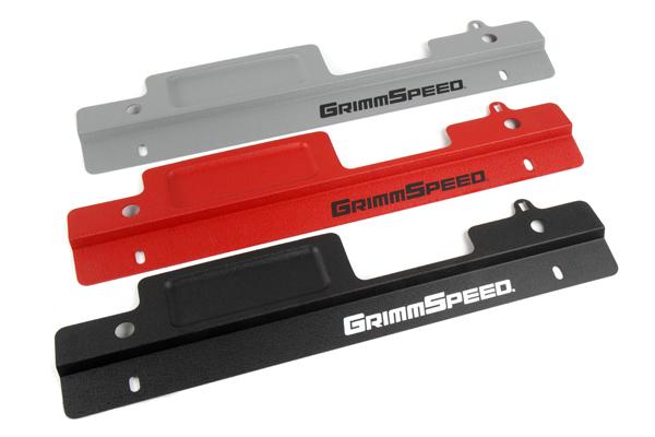 GrimmSpeed 08+ Subaru Impreza/WRX/STI Radiator Shroud w/Tool Tray - Red GrimmSpeed Radiator Shrouds AXOPROS