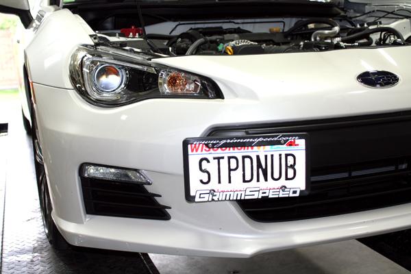 GrimmSpeed 10+ Subaru Legacy/Outback / 13+ Subaru BRZ/13+ Scion FR-S License Plate Relocation Kit GrimmSpeed License Plate Relocation AXOPROS