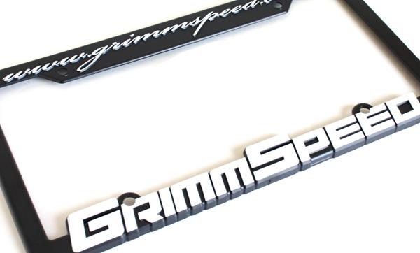 GrimmSpeed License Plate Frame (Pair) GrimmSpeed License Frame AXOPROS