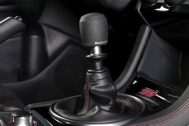 GrimmSpeed Stubby Shift Knob Stainless Steel Black - M12x1.25 GrimmSpeed Shift Knobs AXOPROS
