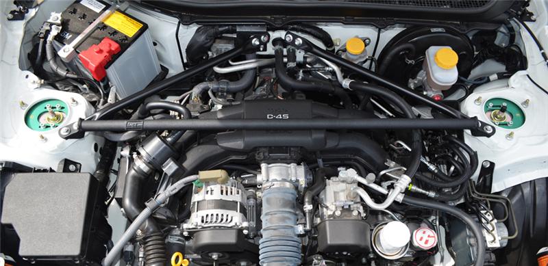 GrimmSpeed Subaru BRZ / Scion FR-S Strut Tower Brace - Black GrimmSpeed Strut Bars AXOPROS