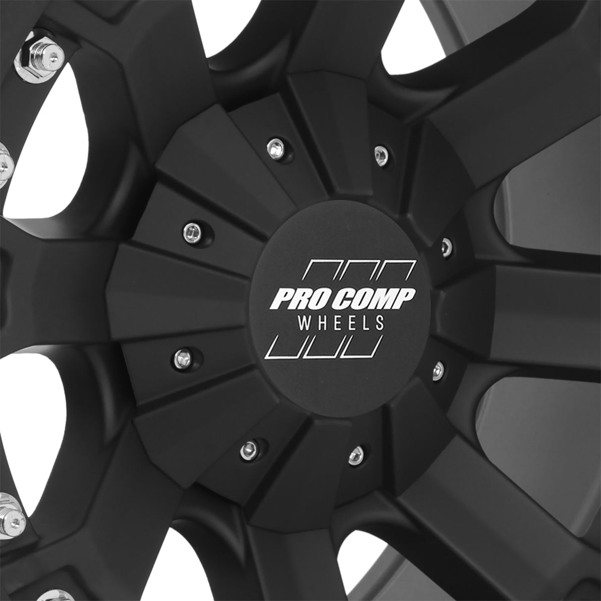 Grind Matte Black 18x9 5x5 5BS Offset 0mm Cap P/N 703365500 Pro Comp Wheel AXOPROS