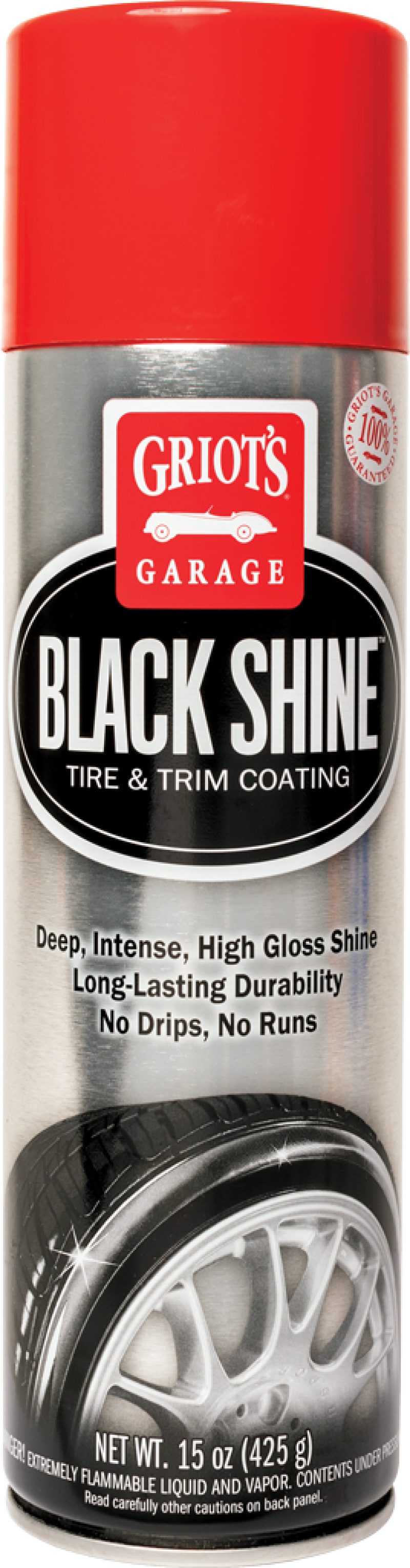 Griots Garage Black Shine Tire and Trim Coating - 15oz (Aerosol) Griots Garage Car Waxes AXOPROS