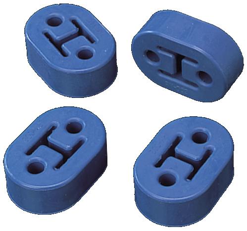 Cusco HD Exhaust Bushing Blue 11mm Hole ID x 40mm Distance (Hole to Hole) x 26mm Thickness Toyota Cusco Exhaust Hangers AXOPROS