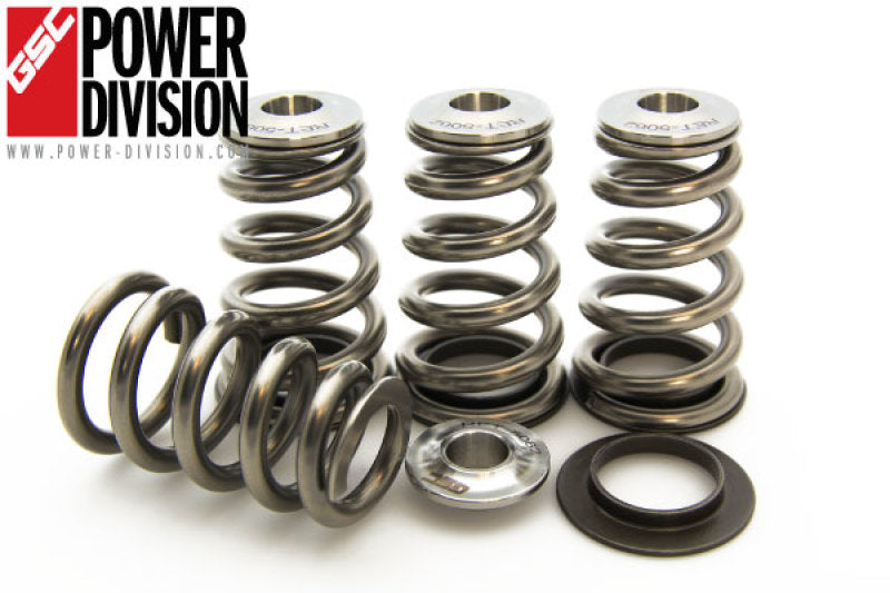 GSC P-D Mitsubishi 4B11T High Pressure Single Conical Valve Spring and Ti Retainer Kit GSC Power Division Valve Springs, Retainers AXOPROS