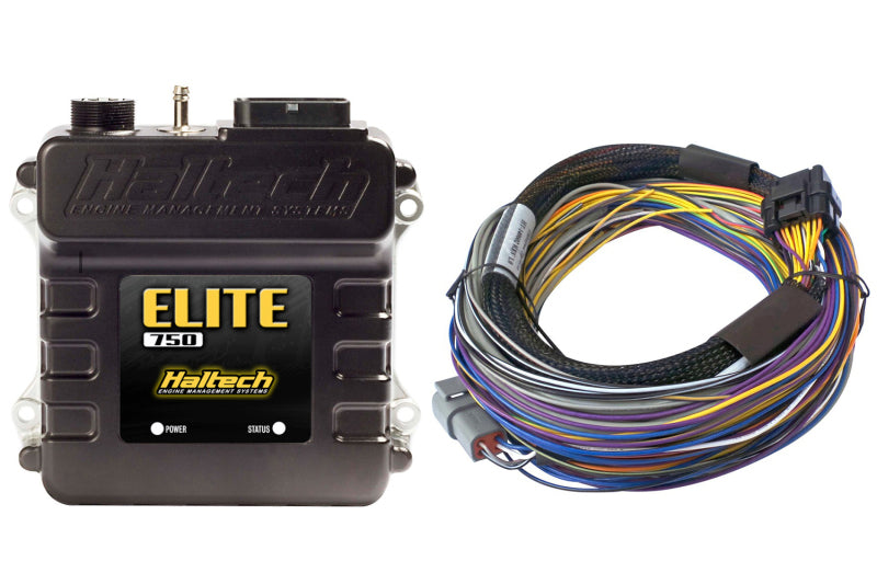 Haltech Elite 750 Basic Universal Wire-In Harness ECU Kit Haltech Programmers & Tuners AXOPROS
