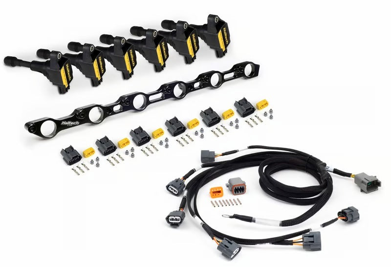 Haltech Toyota JZ R35 Coil Conversion Kit w/Bracket Coils Connectors & Harness (1JZ/1JZ VVT/2JZ) Haltech Wiring Harnesses AXOPROS