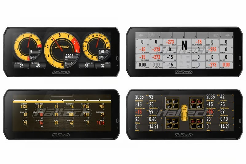 Haltech uC-10 10in Digital Dash Kit w/Cables & Accessories Haltech Gauges AXOPROS