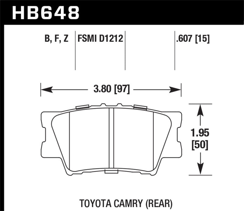 Hawk HPS Street Brake Pads Hawk Performance Brake Pads - Performance AXOPROS