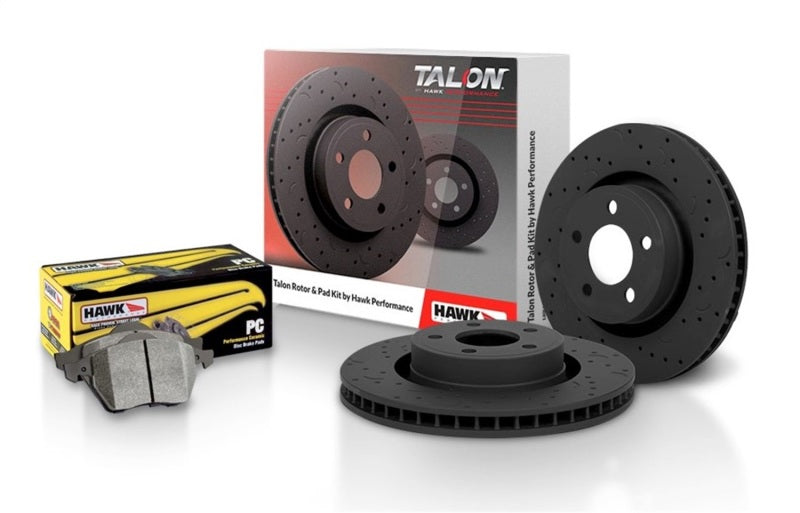 HAWK Talon Rotors Hawk Performance Brake Rotors - Slot & Drilled AXOPROS