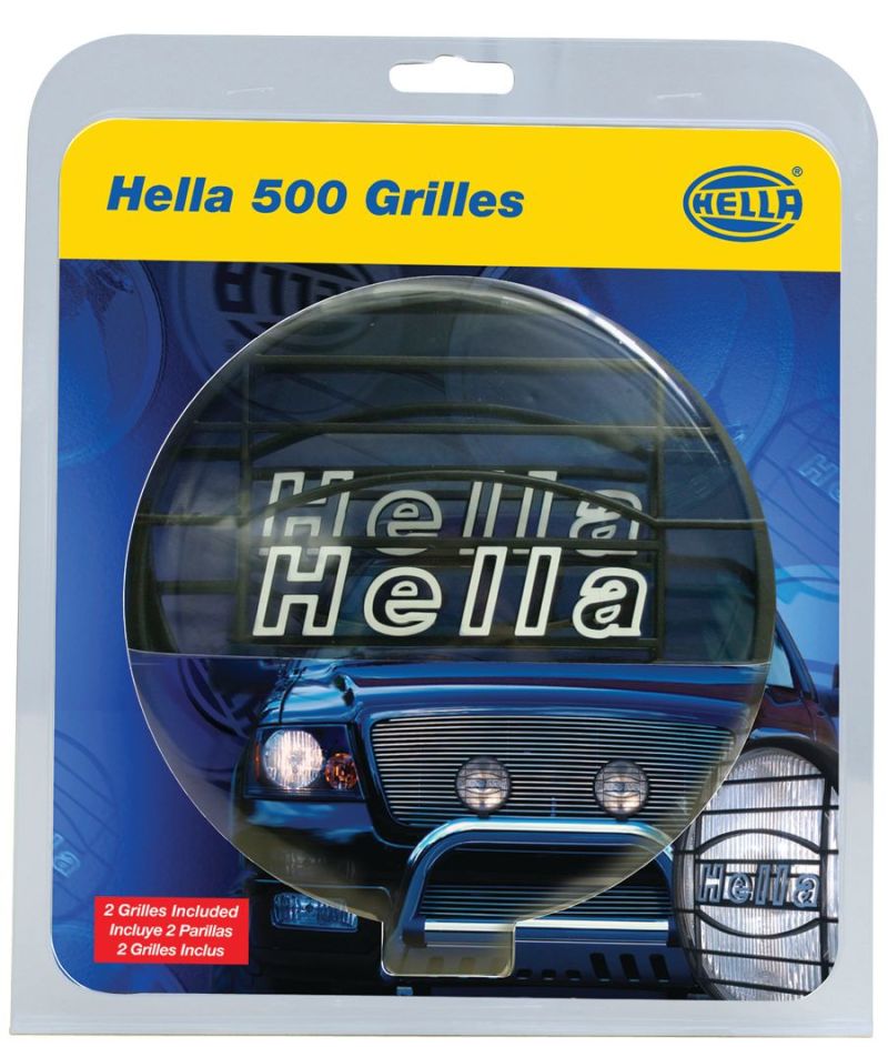 Hella 500 Grille Cover (Pair) Hella Light Covers and Guards AXOPROS
