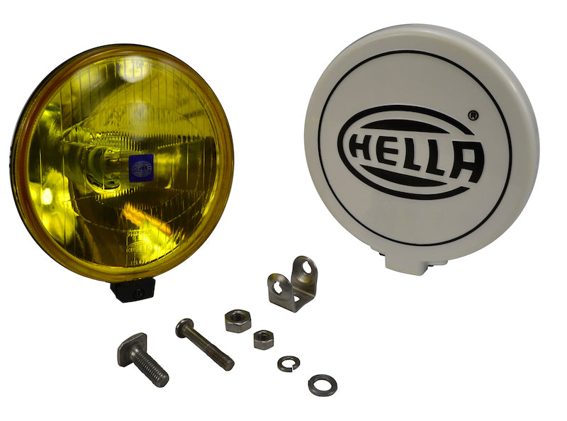 Hella 500 Series ECE 6.4in 55W Round Driving Beam Amber Light Hella Driving Lights AXOPROS