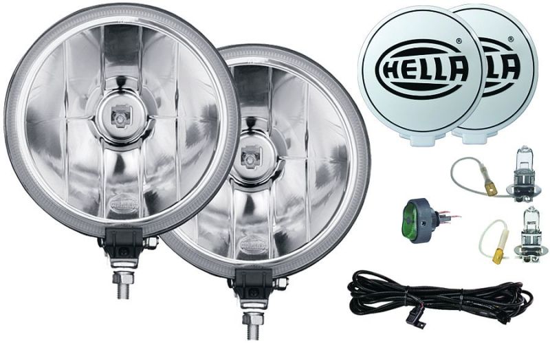 Hella 500FF 12V/55W Halogen Driving Lamp Kit Hella Driving Lights AXOPROS