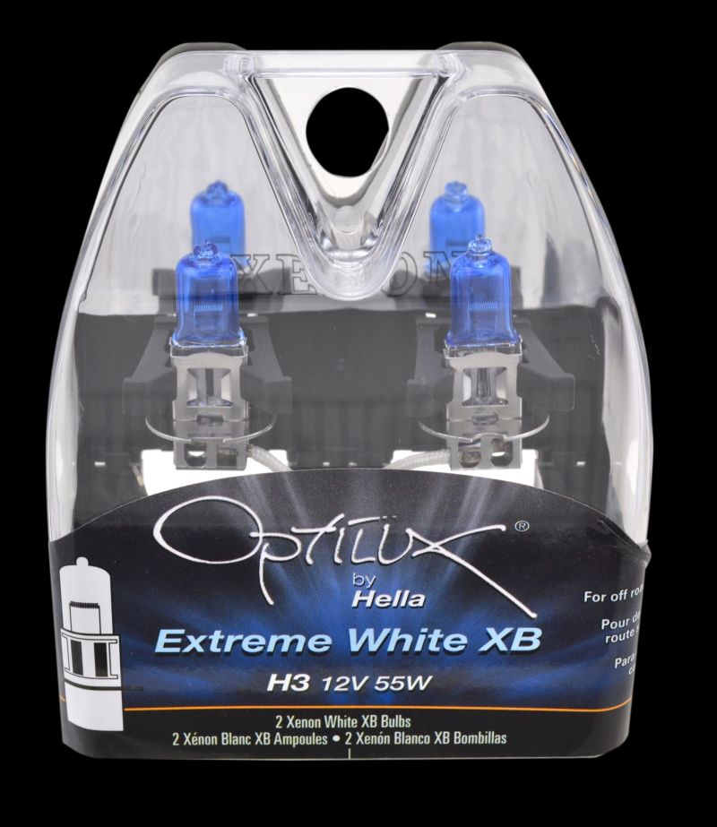 Hella H3 12V 55W Xen White XB Bulb (Pair) Hella Bulbs AXOPROS