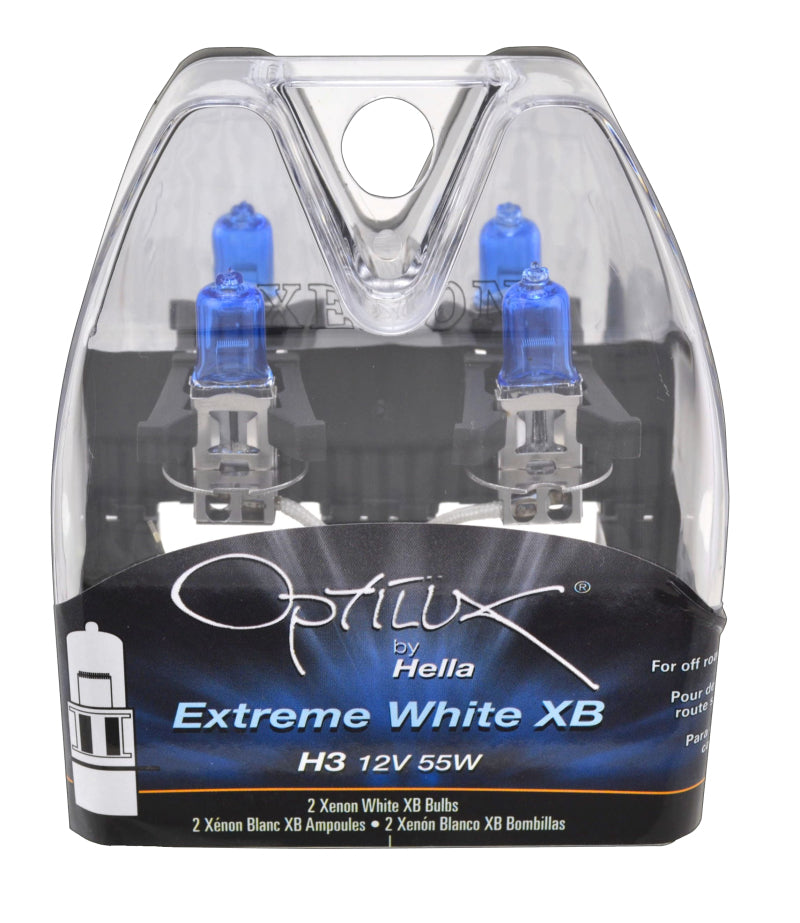 Hella H3 12V 55W Xen White XB Bulb (Pair) Hella Bulbs AXOPROS