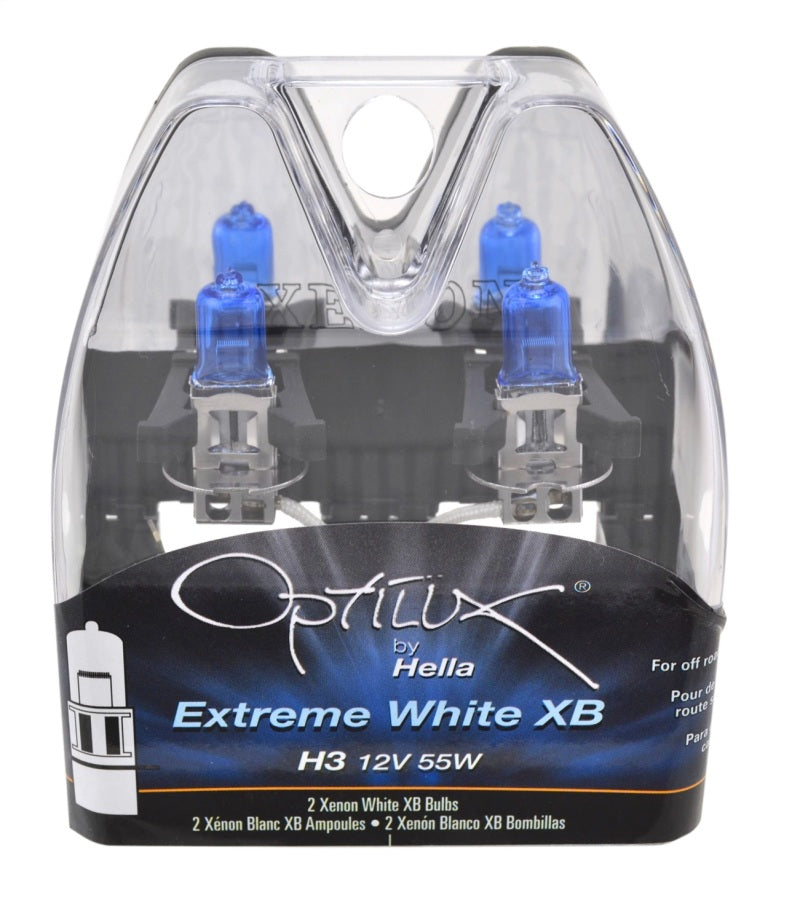 Hella H3 12V 55W Xen White XB Bulb (Pair) Hella Bulbs AXOPROS