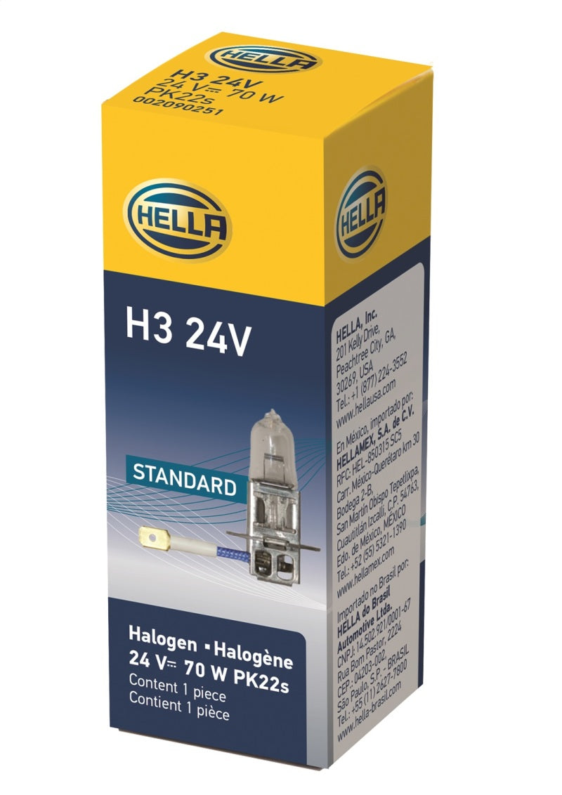Hella H3 24V/70W PK22s T3.25 Halogen Bulb Hella Bulbs  AXOPROS