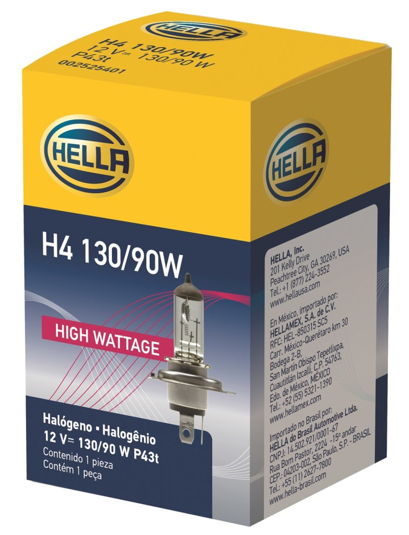 Hella H4 12V 130/90W Halogen Headlight Bulb - Universal Hella Bulbs  AXOPROS