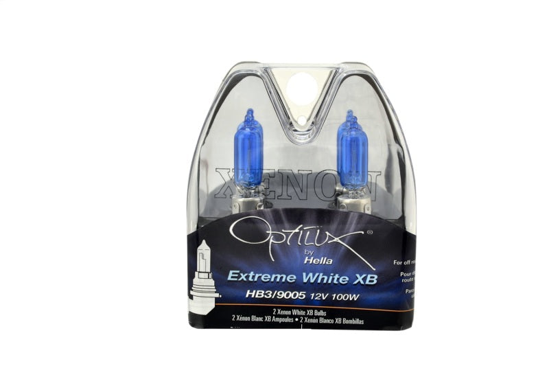 Hella HB3 9005 12V 100W Xenon White XB Bulb (Pair) Hella Driving Lights  AXOPROS
