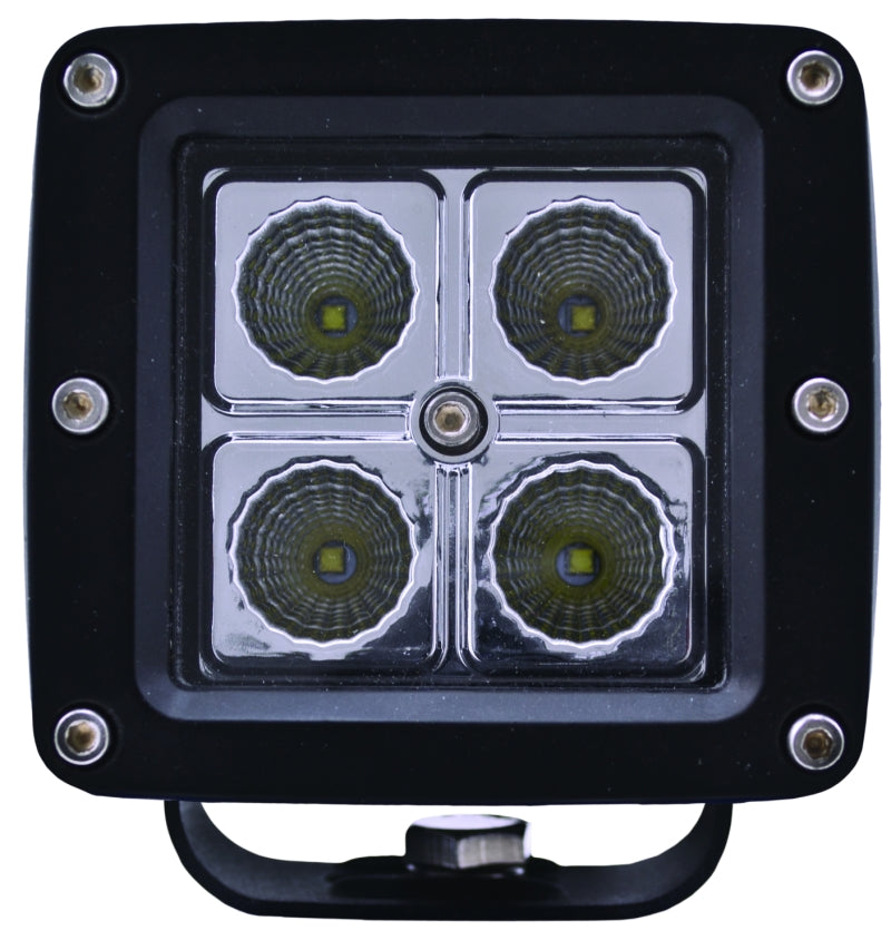 Hella HVF Cube 4 LED Off Road Kit - 3.1in 2X12W Hella Light Bars & Cubes AXOPROS